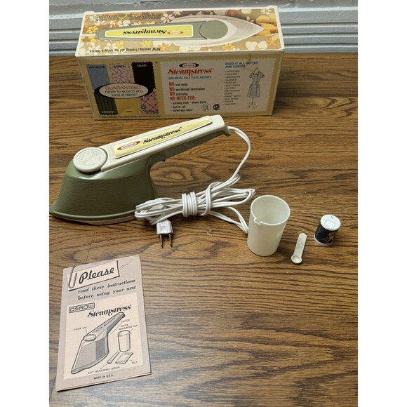Vintage Osrow Steamstress‎ Lightweight Steamer 1970's In Org. Box - Picture 7 of 14